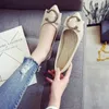 HBP Non-Brand Size 31-43 Factory Wholesale Slipper Loafers Flat Pumps Womens Office Flat Shoes for Ladies