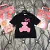 Luxus-Designer-Kleidungssets für Babys, Kinder-T-Shirt, rosafarbene, mit Monogramm versehene, kürzeste Kleidung, britische Modemarke, Sommer-Kinderschätze und Mädchen-Baumwoll-Zweiteiler