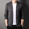 Chandails pour hommes automne style coréen tendance décontracté lâche jeunesse belle veste à la mode cardigan tricoté