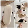 Scarpe Pantofole da Mucca da Interno Walking 517 per Donna Uomo Simpatico Animale Fuzzy Cartoon Winter House Peluche 219