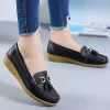 Laarzen platschoenen vrouwen echte lederen mode casual superster dames loafers fringe solide vrouwelijke schoen zachte plus size 4244