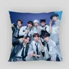 Kudde Musife 8Turn Pillow Case Custom Square Cover Case Zipper 35x35 40x40 45x45cm Drop