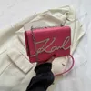 Karl Small Square Bag Designer Sain Crossbody Bags Torba na zakupy Kobiet moda prosta spersonalizowana K/Signature Małe torbę na ramię 240318