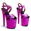 Dance Shoes Women 20CM/8inches PU Upper Sexy Exotic High Heel Platform Party Sandals Pole Model Shows 351