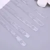 Ganci 5 pezzi Strisce trasparenti per connettori per appendiabiti stabili per appendiabiti
