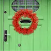 Fiori decorativi Fiore Ghirlanda primaverile Cortile esterno Porta Decorazione appesa Puntelli da tiro Ventosa per finestra con ghirlanda anteriore in fattoria