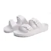 HBP Non-merk dubbele gesp instapper, unisex slippers, cloudpantoffels voor dames en heren