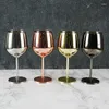 Weingläser, Edelstahlbecher, umweltfreundlich, unzerbrechliches Glas, modern, elegant, Metallbecher, für Küche, Bar, Trinkgeschirr, Zubehör