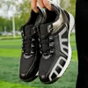 HBP Небрендовые высококачественные мужские кожаные туфли для гольфа с подошвой, водонепроницаемые резиновые туфли для гольфа для мужчин