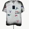 Summer Men Women Designers T Shirts Loose Oversize Tees Apparel Fashion Tops Mans Casual Chest Letter Shirt Luxury Street Shorts Sleeve Clothes Mens Tshirts Nice