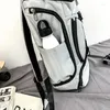 Mochila Basquete Badminton Raquete Grande Saco Esportivo Com Suporte De Bola Separado Compartimento Futebol