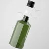 Förvaringsflaskor 50 ml 100 ml 150 ml 200 ml tomt husdjur med svart aluminiumskruvkappar kroppslotion schampo duschgelolja kosmetisk förpackning