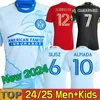 2023 2024 MLS Atlanta United FC Jerseys de futebol Kids Men Major League 23/24 Camisa de futebol Away Light Blue Resurgens Home Red Black 17s' Kit Terceiro 3º GIAKOUMAKIS ALMADA