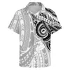 Feestjurken Ontwerp Aangepaste Polynesische Samoaanse Tribal Tapa Puletasi Tatau Patroon Maxi Jurk Ronde Hals Tweedelige Set Top Rokken Outfits