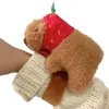 Link Bracelets Lovely Kawaii Capybara Animal Slap Snap Wrap Wristband Bracelet Plush Hand Ring Kid Toys Birthday Present