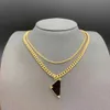 Classics Designer Necklace Women Men Chains Jewelry Black White P Triangle Pendant Party Hip Hop Punk Names Statement Gold Mens Necklaces