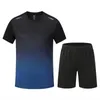 Costume de sport pour adultes, uniforme d'équipe d'entraînement de Football, vêtements de course, Fitness, séchage rapide, manches courtes, 240315