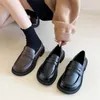 Chaussures décontractées Mary Jane Lolita, uniforme d'écolier japonais Uwabaki JK, piège à boucle à bout rond pour femmes et filles, Cosplay