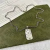 Designer halsband Luxurys modedesigners halsband av hög kvalitet nyckelkedja smycken par hänge