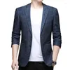 Men's Suits High-quality Blazer British Style Fashion High-end Simple And Elegant Business Casual Man Gentleman Slim Suit Jacket