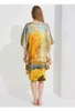 Женская одежда для сна Birdtree 19 мм, ночная рубашка из натурального шелка для женщин, элегантное свободное пижамное платье с цветочным принтом, весна 2024, P42123QM
