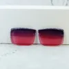 Kleine diamantgeschliffene Gläser für Carter 012 Holzsonnenbrillen, für 012 Buffalo Horn Brillen, nur Gläser für Sonnenbrillen, farbige Gläser, quadratische Gläser, 1 Loch