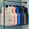 2024SS New Mens freestyle real feather down Winter Fashion vest body warmer Advanced Waterproof Fabric men women vests jacket High version