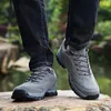 Sapatos de fitness hikeup homens caminhadas malha tênis respirável durável wearable montanha escalada trilha jogging ao ar livre