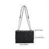 Shoulder Bags Trendy Chain Strap Purse For Women Compact And Durable PU Satchel