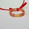 3-layer Colored Ribbon Set Sequin Transparent Hose Bow, Women's Bracelet, Cute Silicone Tube Bracelet