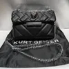 Kurt g Fashion Quilded Eagle Metal Women Bag worka Wysokiej jakości hafty haftowe skórzane damskie torba na ciało 240314