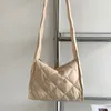 Borse a tracolla imbottite Lingge moda con coulisse per le donne Borsa a tracolla trapuntata piccola Borse Designer Nylon Quadrato con patta per telefono 2024