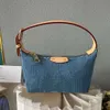 Designer Vintage Femmes Crossbodybags Hands Sac Hobo Sacs à bandoulière Blue Denim Flower Messager Messager Sac axillaire
