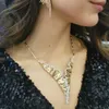 Missvikki romantyczny błyszczący moda luksusowe afrykańskie kolczyki Pierścień biżuterii dla kobiet ślub Dubai Bridal Jewelry Indian 240307