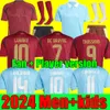 Belgique 24 25 Jersey de football DE BRUYNE LUKAKU DOKU 2024 Coupe d'Europe Maillot de football de l'équipe nationale 2025 Hommes Kit Kit Set Home Away Train CARRASCO TIELEMANS BAKAYOKO TROSSARD