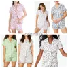 Süßer Damen-Pyjama mit Roller-Kaninchen, Y2k-Affe, vorgefertigter Druck, 2-teiliges Pyjama-Set, kurzärmeliges Hemd, Pj-Shorts, Freizeitkleidung für Damen-Hauskleidung bm