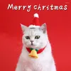 개 의류 겨울 두건 크로 셰 뜨개질 고양이 크리스마스 휴대용 스카프 편안한 애완 동물 개 고양이 토끼