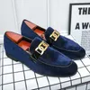 HBP Non-Brand Size 14 Corduroy Material Fashion Men Loafers Shoes Slip On Dress Shoes