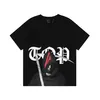 T-shirt Vlone Big "V" Tshirt męskie / damskie pary swobodne modne trend High Street luźne hip-hop100% bawełniane nadruk okrągły koszulka US rozmiar s-xl 6106