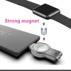 Chargeur sans fil magnétique 2 en 1 pour Apple Watch 8 7 6 5 4 3 2 SE, support de charge Ultra rapide pour iWatch, chargeur Apple Watch