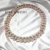 Buss Down Thicker 26mm Heavy Solid 925 Sterling Silver Iced Out Moissanite Cuban Link Chain