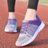 Flats Schuhe für Frauen Sneaker Casual Flats Schuhe Mesh atmungsaktive Damenschuhe plus Größe Ladungsanlagen Frau Running Sport Schuh Keil