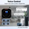 Kit WiFi Tuya Smart GSM Home Alarm System Kit Wireless House Security med IP Camera Intruder Alert App Control Google Home Alexa