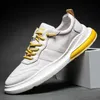 HBP Non-Brand gym sport breathable genuine leather flat sneakers spring autumn running men shoes