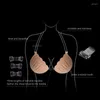 Reggiseni Adesivo invisibile per le donne Sollevamento push up Appiccicoso Backless Biancheria intima da sposa Silicone Lingerie spessa Top Coppe 3D Bralette