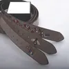 Ceinture de styliste en cuir pour hommes et femmes, sangle de serpent, en or et argent, à la mode, de luxe, décontractée, 337F