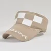 Outdoor Visors Caps Women New Open Top Hat Summer Sports Sunshade And Sunscreen Caps Knitting Elasticity Tourism Sun Hats