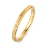 Anelli sottili da 2 mm per donna Fedi nuziali in oro 14 carati sabbiato anel anillo Alliance