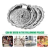 Dinnerware Sets 6 Pcs Dried Fruit Plate Trays Serving Platter Snack Metal Chips And Dip Dish For Party