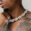 Hip Hop Jewelry G-Link Diamond Men Necklace VVS Moissanite Cuban Link Chain